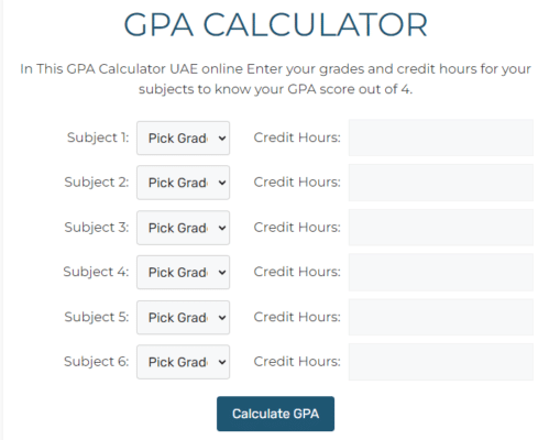 GPA-CALCUATOR-online