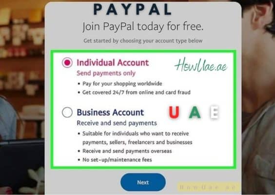 How To Create a Paypal Account In Uae with easy steps