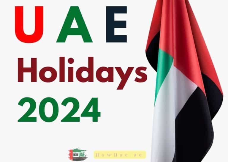 holidays in uae 2024 calendrer with summery