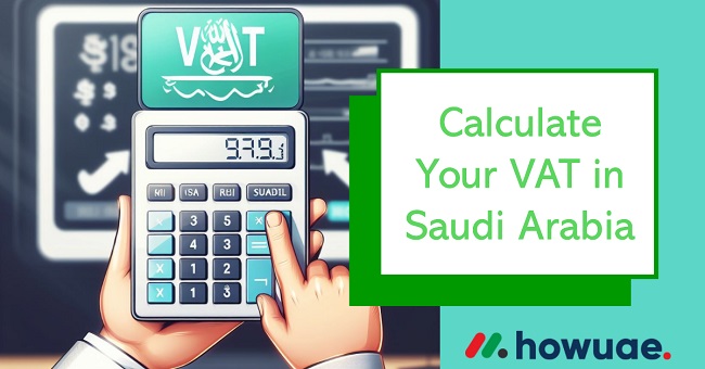 Man using VAT Calculator KSA