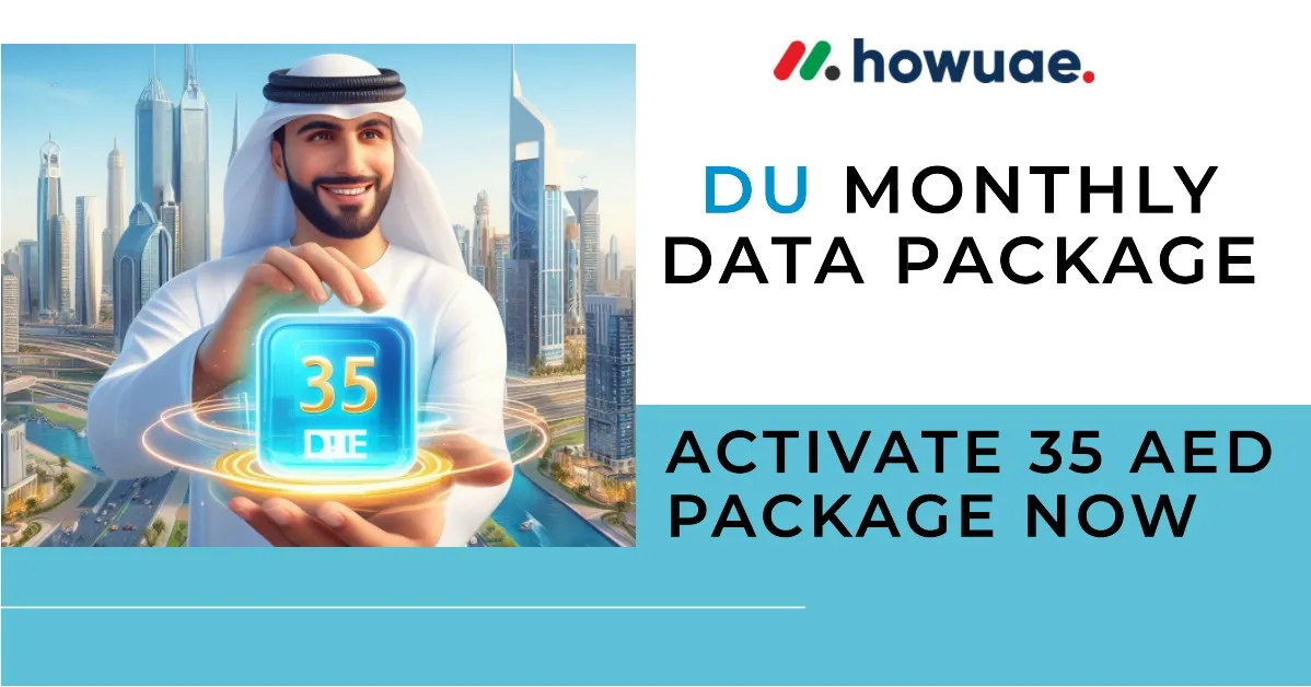 Du Monthly Data Package 35 AED How to Activate it