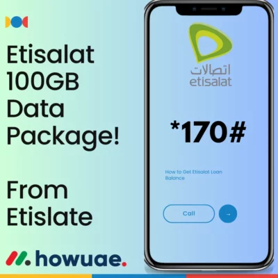 Etisalat 100GB Data Plan Activation Method