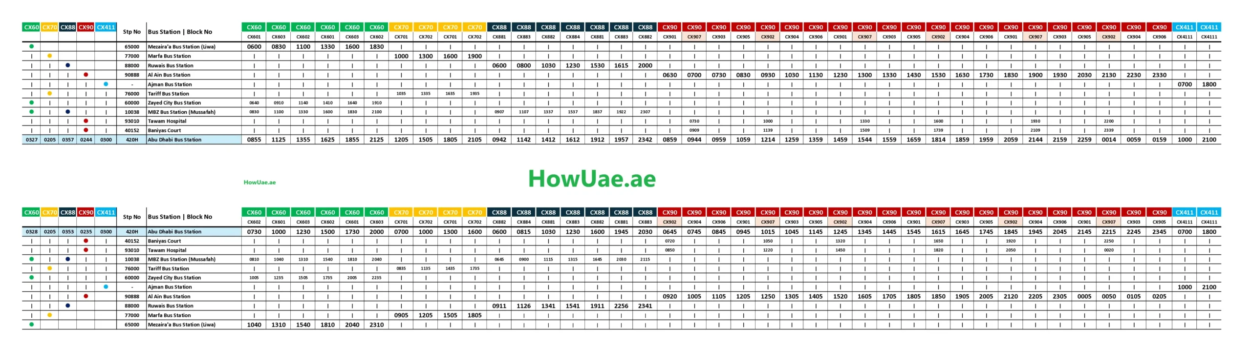 Al_ain_to_abu_dhabi_Timetable_2025