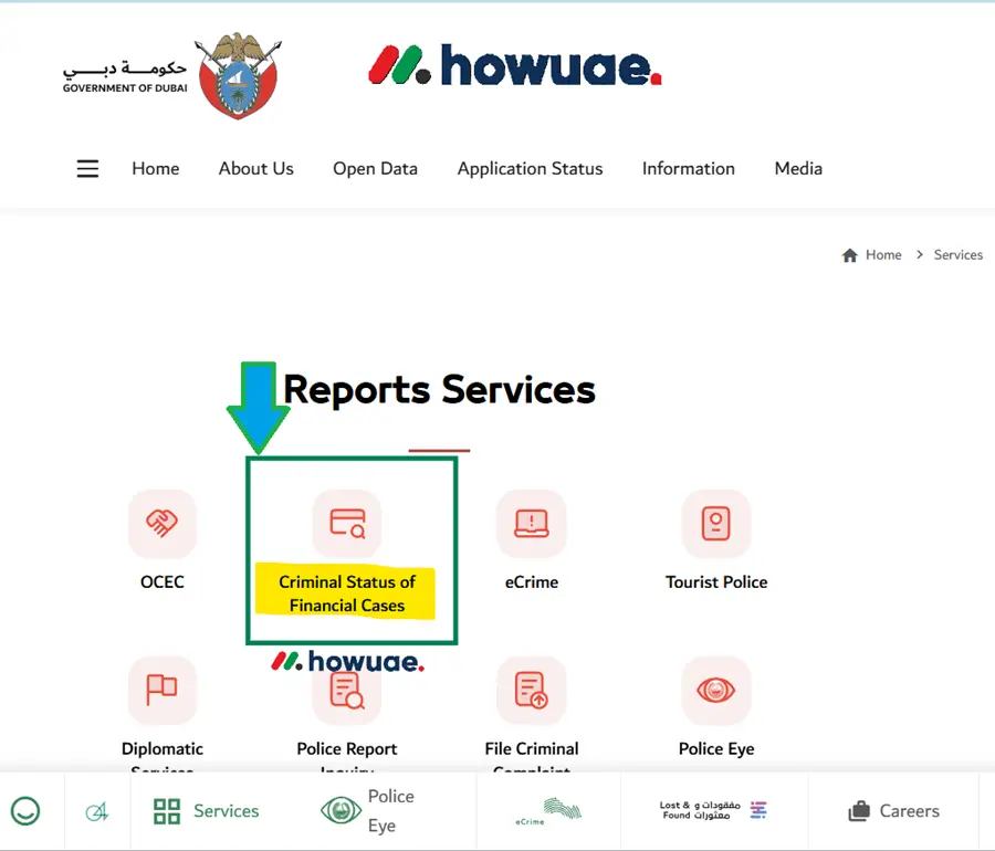 Travel_Ban_Check_Via_Dubai_Police_Website Step_3