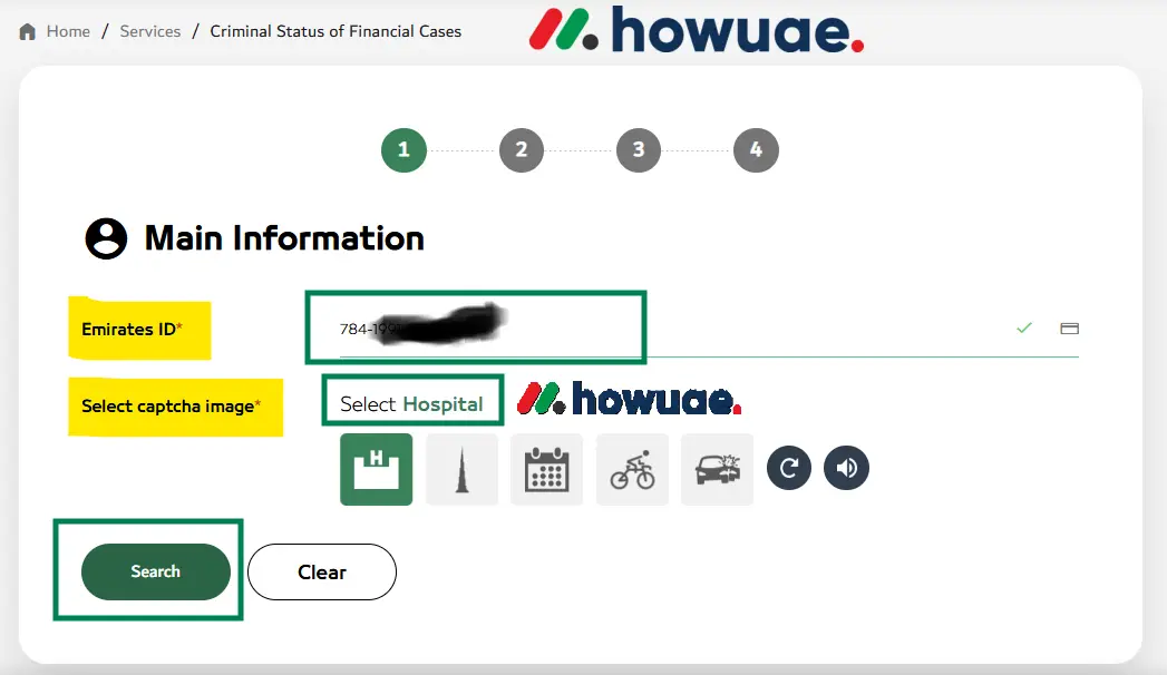 Travel_Ban_Check_Via_Dubai_Police_Website Step_4