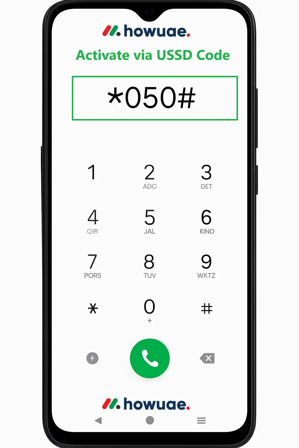 Activate Etisalat International Call Offer 9 Fils via USSD Code