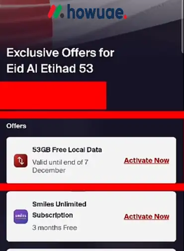 Etisalat 53 GB Free Data: How to Activate UAE National Day Offer in 2026 3 How to Get Etisalat 53 GB step 1 and 2