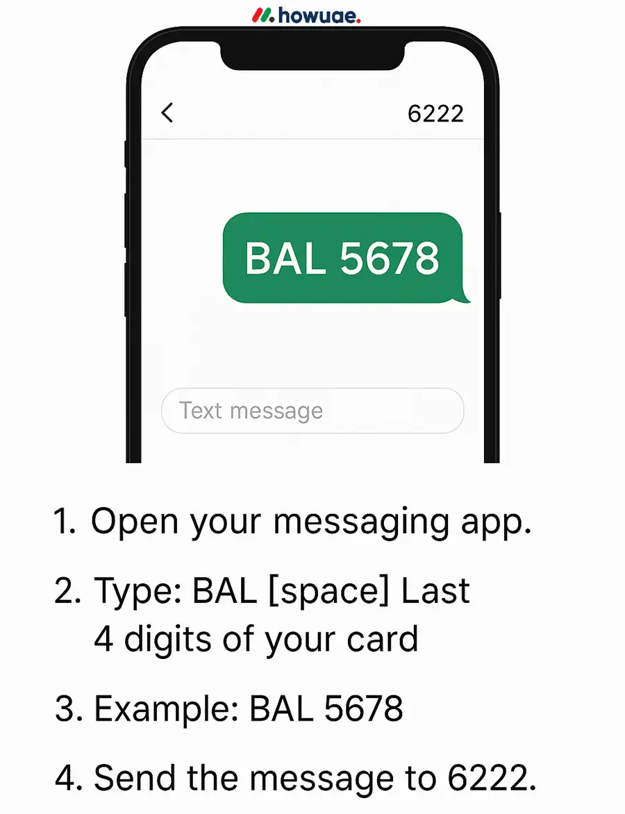NBAD Salary Card Balance via SMS